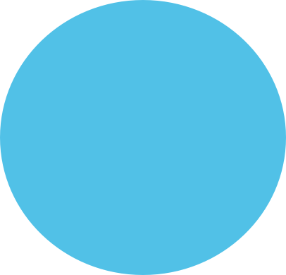 Circle - Light blue - Large